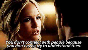 you dont try to understand