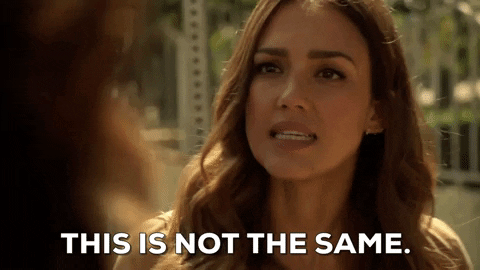 this is not the same